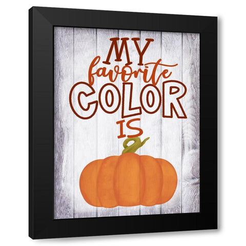 Favorite Color Black Modern Wood Framed Art Print with Double Matting by Prime, Marcus