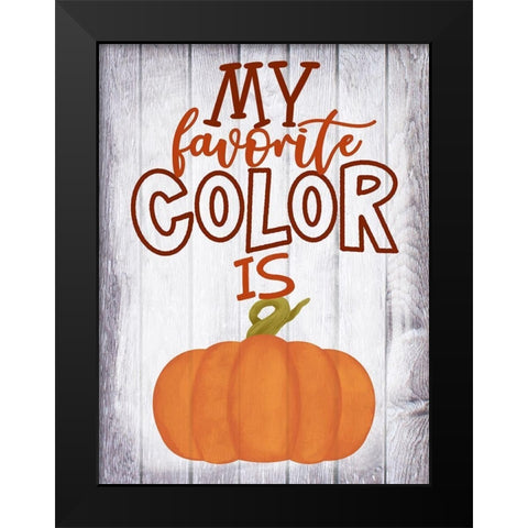 Favorite Color Black Modern Wood Framed Art Print by Prime, Marcus