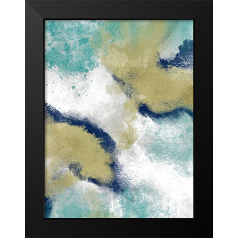 Inspired Burst 1 Black Modern Wood Framed Art Print by Prime, Marcus