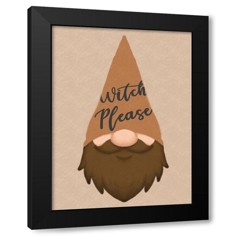 Fall Gnome 2 Black Modern Wood Framed Art Print with Double Matting by Prime, Marcus
