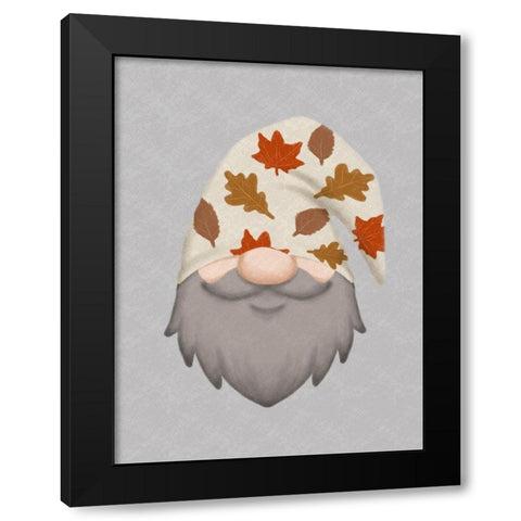 Fall Gnome 3 Black Modern Wood Framed Art Print with Double Matting by Prime, Marcus