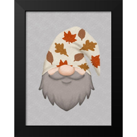 Fall Gnome 3 Black Modern Wood Framed Art Print by Prime, Marcus