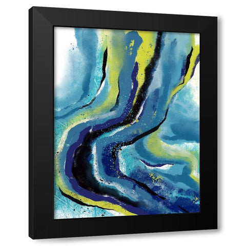 Parallel Roads 1 Black Modern Wood Framed Art Print with Double Matting by Prime, Marcus