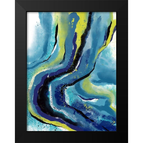 Parallel Roads 1 Black Modern Wood Framed Art Print by Prime, Marcus