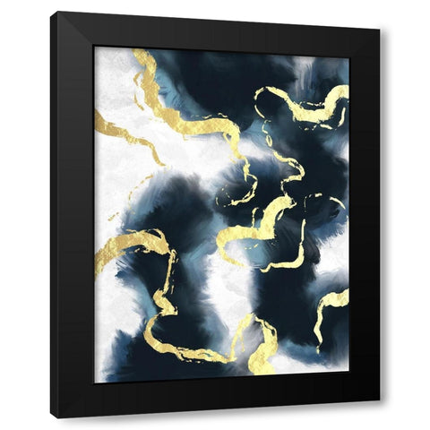 Electric Fusion 1 Black Modern Wood Framed Art Print by Prime, Marcus