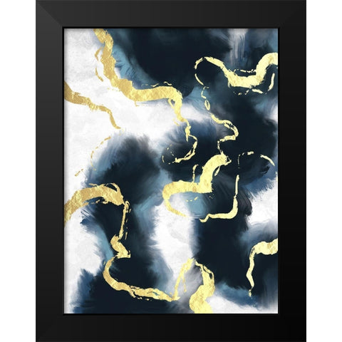 Electric Fusion 1 Black Modern Wood Framed Art Print by Prime, Marcus