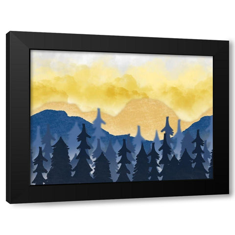 Skyward Journey 1 Black Modern Wood Framed Art Print by Prime, Marcus