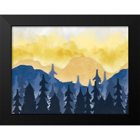 Skyward Journey 1 Black Modern Wood Framed Art Print by Prime, Marcus