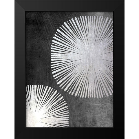 Metallic Star Shine 1 Black Modern Wood Framed Art Print by Prime, Marcus