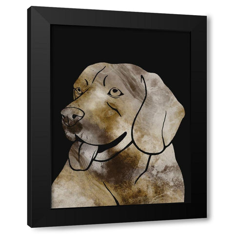 Doggy Wonders 1 Black Modern Wood Framed Art Print by Prime, Marcus