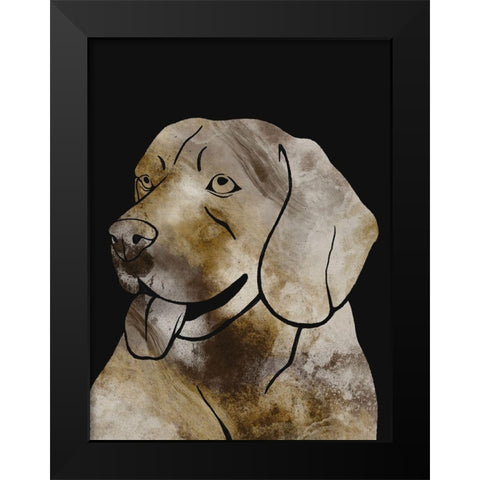 Doggy Wonders 1 Black Modern Wood Framed Art Print by Prime, Marcus