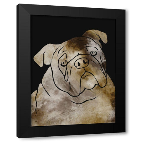 Doggy Wonders 2 Black Modern Wood Framed Art Print with Double Matting by Prime, Marcus