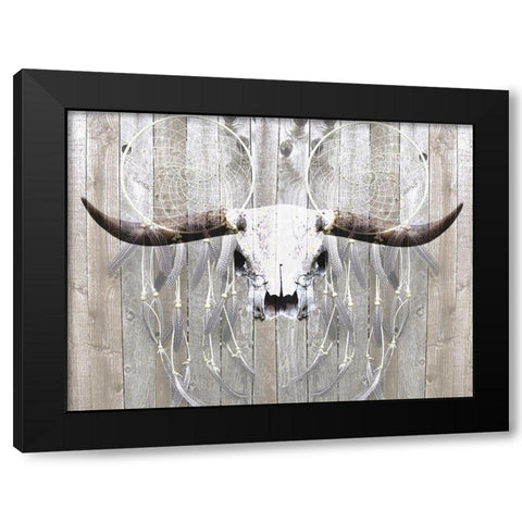 Broken Skull Ranch Black Modern Wood Framed Art Print with Double Matting by Prime, Marcus