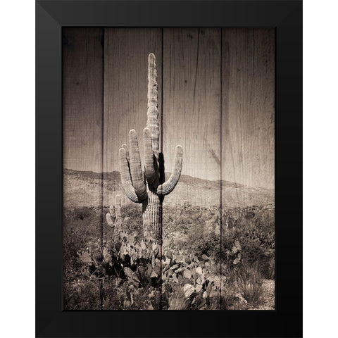 Western Vibes Black Modern Wood Framed Art Print by Prime, Marcus