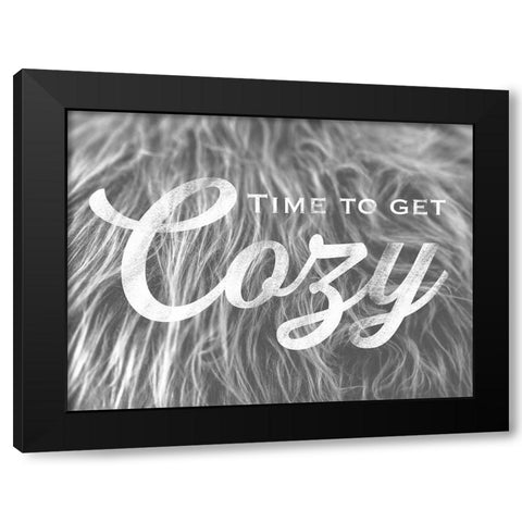 Cozy Time Black Modern Wood Framed Art Print by Prime, Marcus