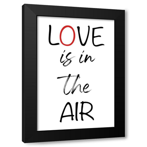 Loving Air Black Modern Wood Framed Art Print with Double Matting by Prime, Marcus