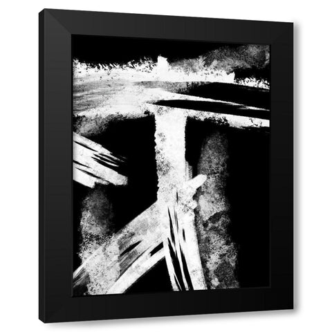 Reversed Seams 1 Black Modern Wood Framed Art Print by Prime, Marcus