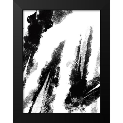 Striking Seams 2 Black Modern Wood Framed Art Print by Prime, Marcus