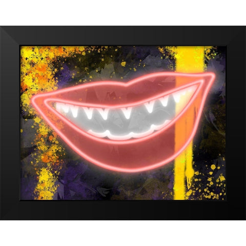 Urban Smile Black Modern Wood Framed Art Print by Prime, Marcus