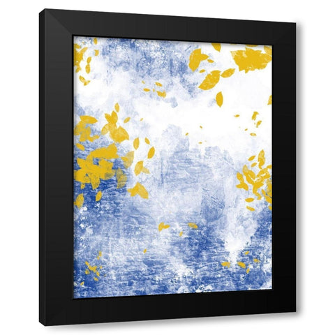 Fall Breeze Black Modern Wood Framed Art Print by Prime, Marcus