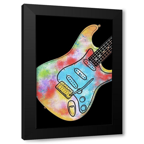 Rock Explosion Black Modern Wood Framed Art Print by Prime, Marcus