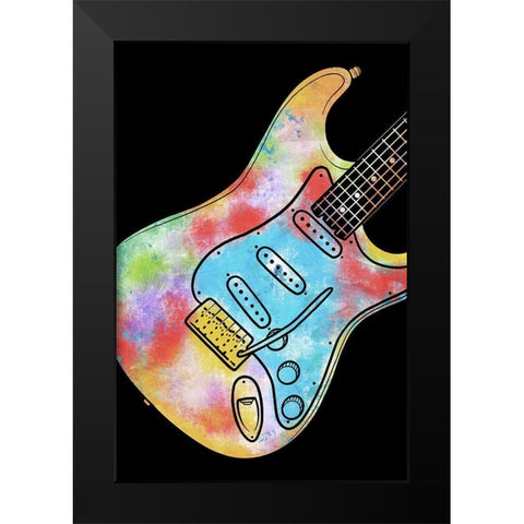 Rock Explosion Black Modern Wood Framed Art Print by Prime, Marcus