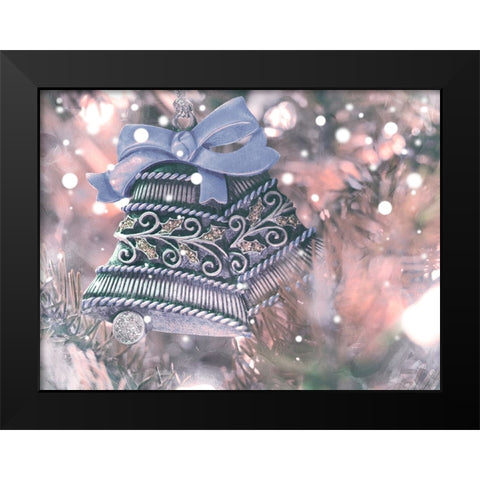Christmas Bells V2 Black Modern Wood Framed Art Print by Prime, Marcus
