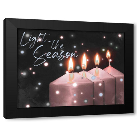 Light The Season V2 Black Modern Wood Framed Art Print by Prime, Marcus