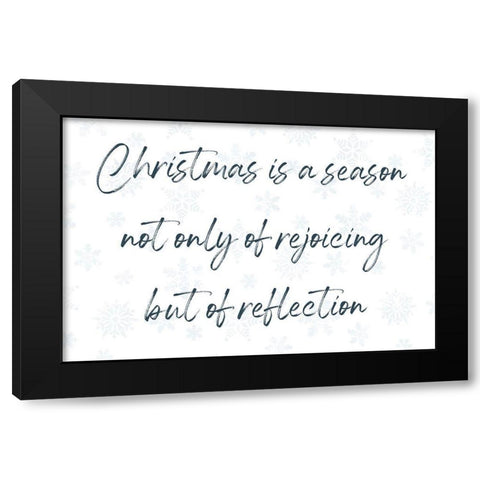 Christmas Reflection Black Modern Wood Framed Art Print with Double Matting by Prime, Marcus