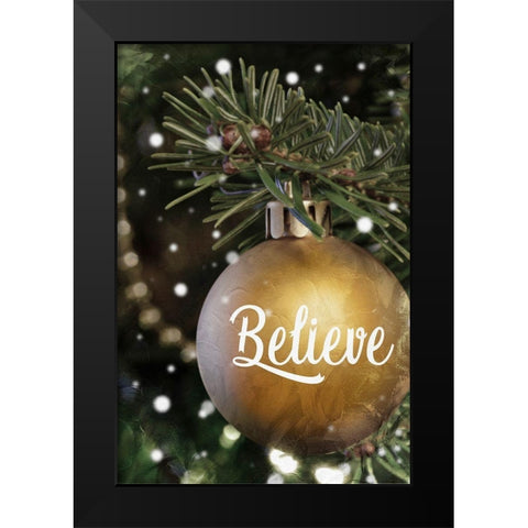Believing Tree Black Modern Wood Framed Art Print by Prime, Marcus