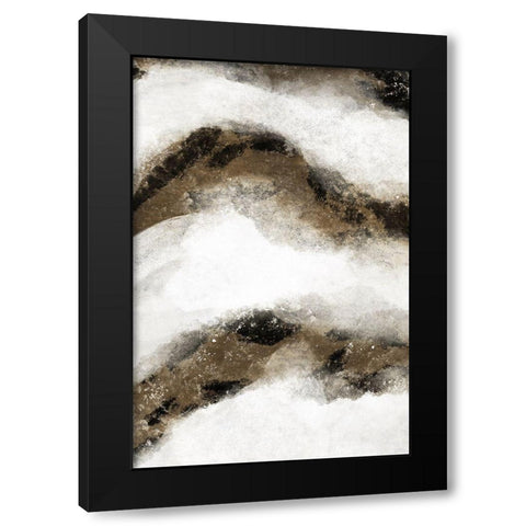 Rocking Waves 1 Black Modern Wood Framed Art Print by Prime, Marcus