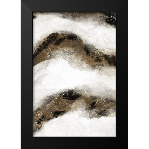 Rocking Waves 1 Black Modern Wood Framed Art Print by Prime, Marcus