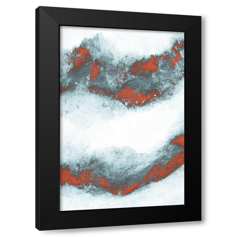 Autumn Waves 1 Black Modern Wood Framed Art Print with Double Matting by Prime, Marcus