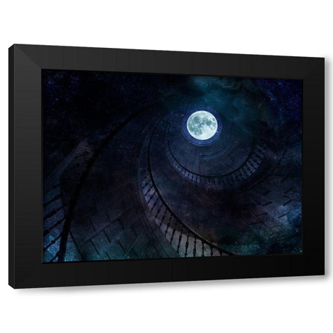 Celestial Staircase 1 Black Modern Wood Framed Art Print by Prime, Marcus