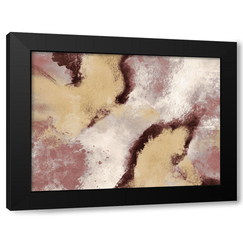 Unrefined Burst 1 Black Modern Wood Framed Art Print with Double Matting by Prime, Marcus