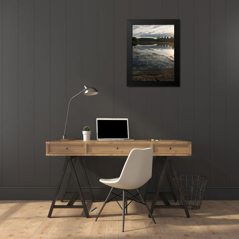 Peaceful Walk Black Modern Wood Framed Art Print by Prime, Marcus