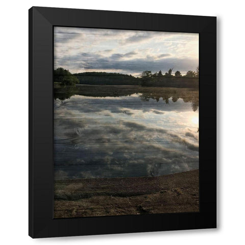 Peaceful Walk Black Modern Wood Framed Art Print with Double Matting by Prime, Marcus