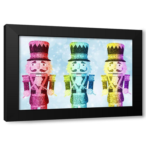 Nutcracker Glow 1 Black Modern Wood Framed Art Print by Prime, Marcus