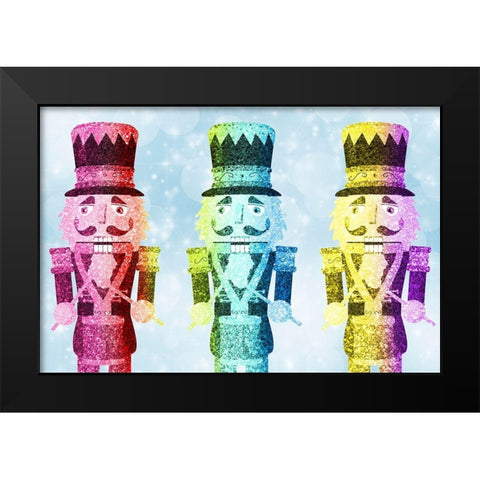 Nutcracker Glow 1 Black Modern Wood Framed Art Print by Prime, Marcus