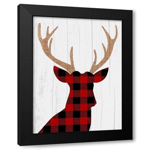 Lodge Friends 1 Black Modern Wood Framed Art Print by Prime, Marcus