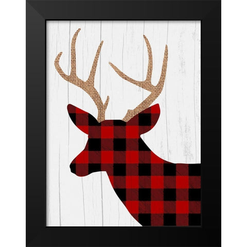 Lodge Friends 2 Black Modern Wood Framed Art Print by Prime, Marcus