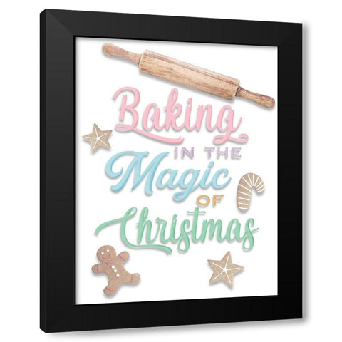 Baking The Magic 2 Black Modern Wood Framed Art Print by Prime, Marcus