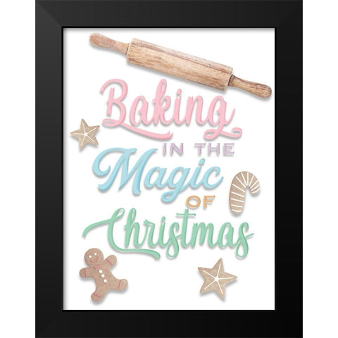 Baking The Magic 2 Black Modern Wood Framed Art Print by Prime, Marcus