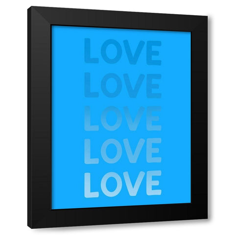 Radiant Words 1 Black Modern Wood Framed Art Print by Prime, Marcus