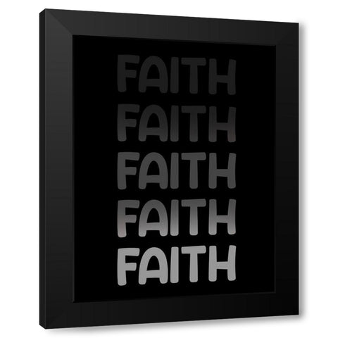 Radiant Words 7 Black Modern Wood Framed Art Print with Double Matting by Prime, Marcus