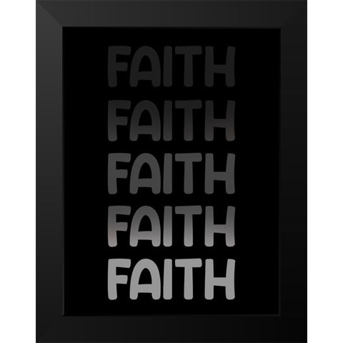 Radiant Words 7 Black Modern Wood Framed Art Print by Prime, Marcus