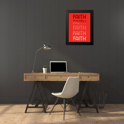 Radiant Words 2 Black Modern Wood Framed Art Print by Prime, Marcus