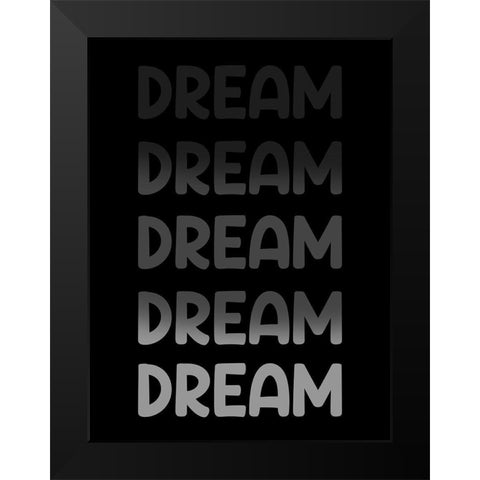 Radiant Words 3 Black Modern Wood Framed Art Print by Prime, Marcus