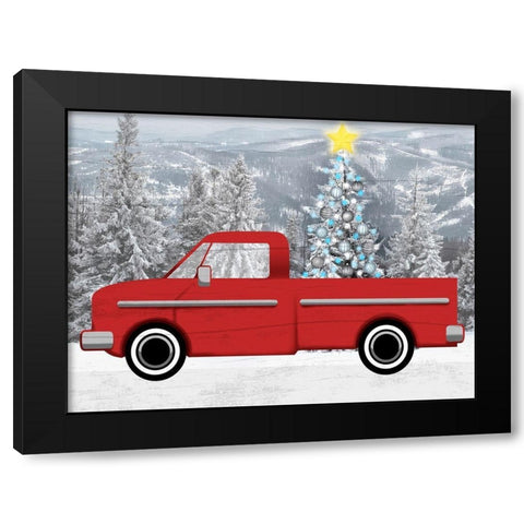 Holiday Fun Black Modern Wood Framed Art Print by Prime, Marcus