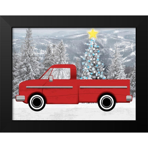 Holiday Fun Black Modern Wood Framed Art Print by Prime, Marcus